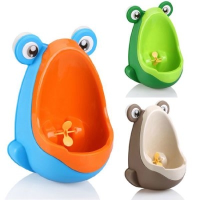 Kids Toilet Training - Frog Design (Brown)