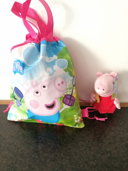 Peppa Pig Children Kids Kindergarden Backpack (Pink)