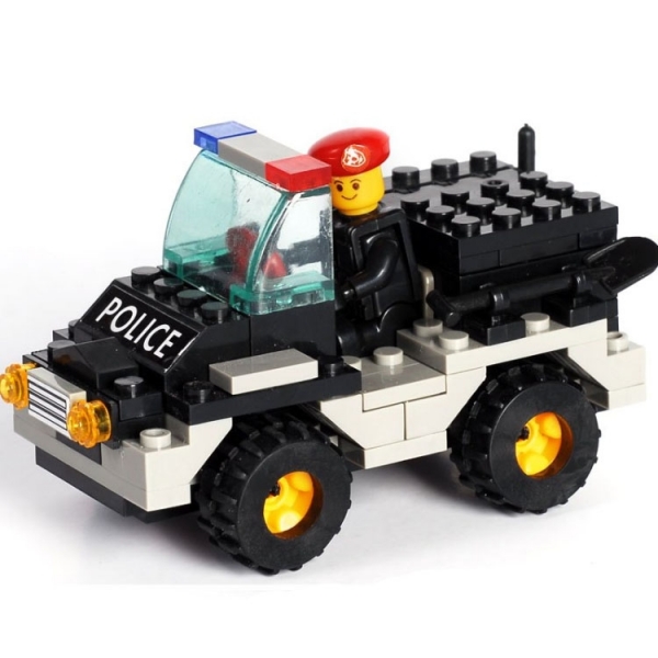 lego city police jeep