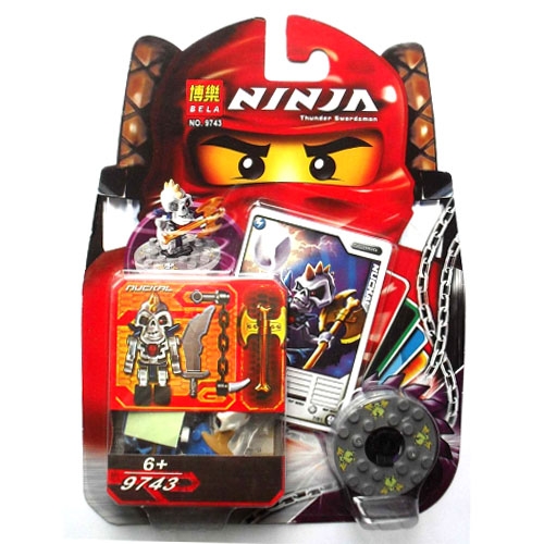 BELA Ninjago Nuckal Character Ninja Themes 2173 Building Blocks Spinner ...