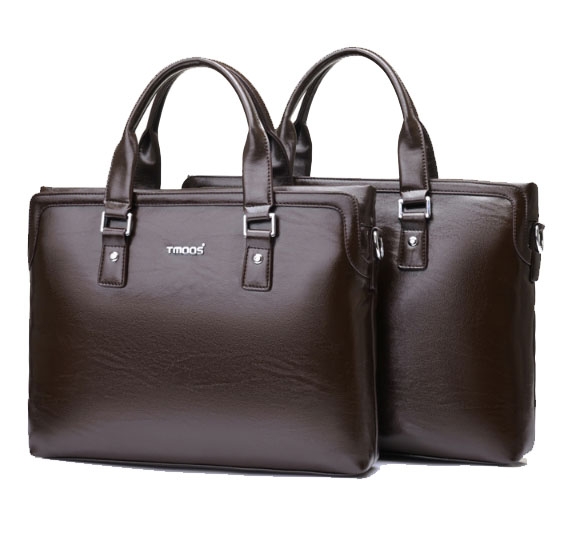 TMOOS Leather Classic Formal Messenger Sling Bag