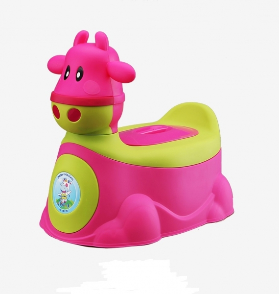 Creative 2 in 1 Cow Car with Potty Training (Red)