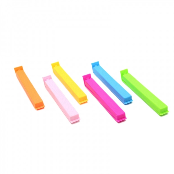 Cuve Food Plastic Sealing Clip 2 Size (30pcs) (colorful)
