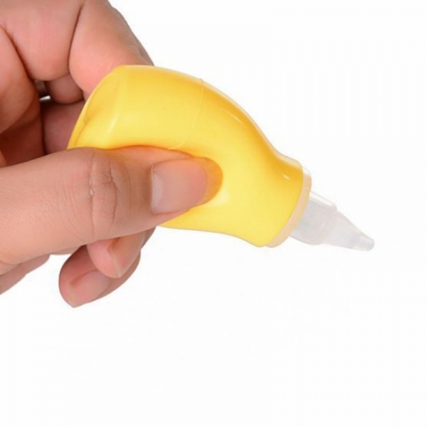 Baby Nose Cleaner Nasal Aspirator Baby Nose Vacuum (Yellow)