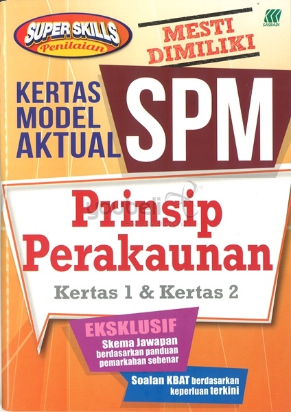 Sasbadi Kertas Model Aktual Spm Prinsip Perakaunan