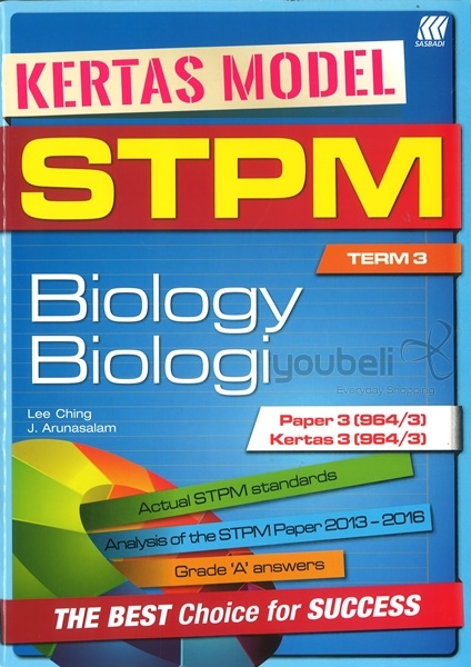 Sasbadi Kertas Model STPM Biologi (Term 3)