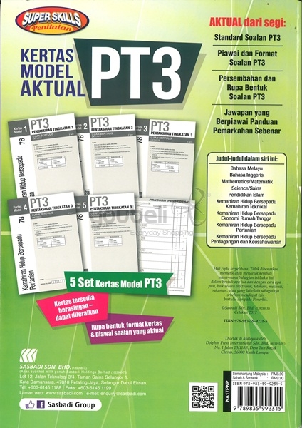 Sasbadi Kertas Model Aktual Pt3 Khb Pertanian