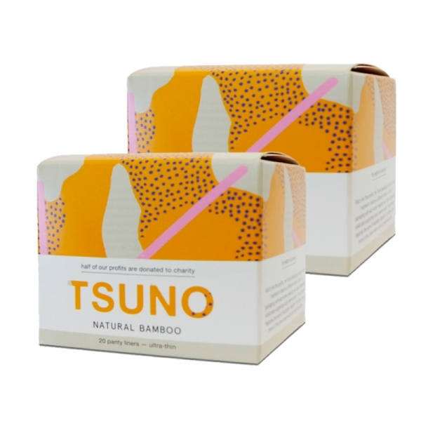 TSUNO Panty Liner (155mm) - 20 liners in box (Twin Pack)