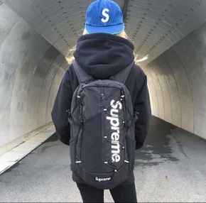 supreme ss17 backpack black