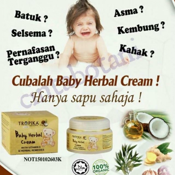 Tropika Baby Herbal Cream (50gm)