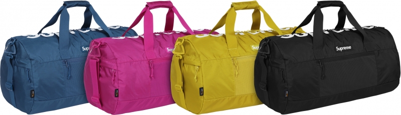 supreme yellow duffle bag