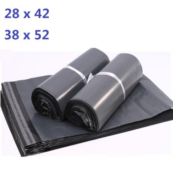[28X42cm] Grey Courier Packaging Flyer Plastic Bag