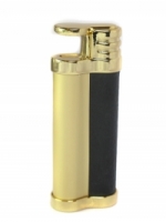Executive Style Metal and Leather Mix Lighter