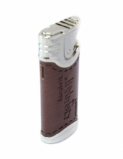Brown Color Stylish PU Leather Wrapped Honest Lighter