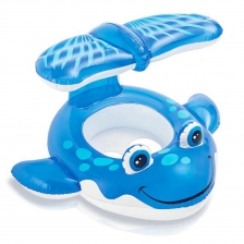 Intex Whale Baby Float Toddler Swimming Pool Raft Inflatable...