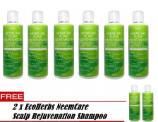 *Buy 6 FREE 2* Ecoherbs NeemCare Scalp Rejuvenation Shampoo For Treating Premature White/Gray/Beginning Stage Of Hair Loss