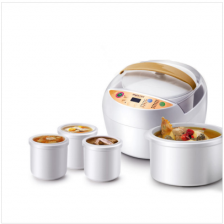 Multifunctional Slow Cooker 3L -1 Big Bowl & 3 Small Pots