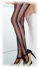 Fashion Pantyhose Best Elegant With Polka Dot & Side Pattern Design 15D