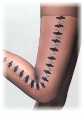 Fashion Pantyhose Quality Soft Just Only My Style With Side Link Pattern Design 10D