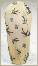 Fashion Foot Cover With Plants & Chinese Character Design