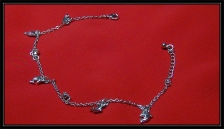 Fashion Silver Dolphin Ankle Bracelets