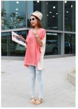 Trendy Love Word Design Casual Tunic Long Top
