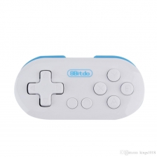 Mini 8Bitdo ZERO Controller Portable Bluetooth White Wireless GamePad Shutter For Android Phones iOS iPhone Windows Mac OS NEW Joystick Gamepad ( Sky Blue )