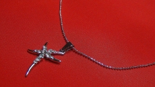 Fashion Silver Starfish Shape Necklace