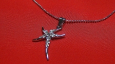 Fashion Silver Starfish Shape Necklace