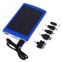 10000mAh Solar Power Bank Dual USB Output Charging Supply