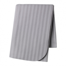 Blanket Grey Throw Stripes Soft Blanket (120x160cm)