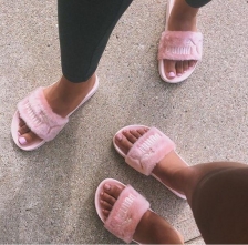 puma fenty slides pink