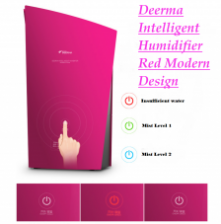 Deerma Air Humidifier Elegant Design Red Style