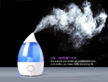 Water Drop LED Powerful Air Humidifier (White)
