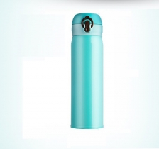 Stainless Steel Candy Colour Vacuum Thermos Flask Convenient Flip Lock