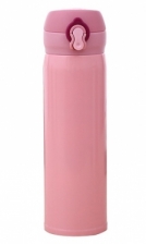 Stainless Steel Candy Colour Vacuum Thermos Flask Convenient Flip Lock